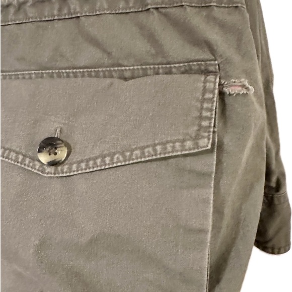 Cabela’s Button Up Shirt Jacket Men’s XL Tall Olive Safari Series Canvas - Picture 3 of 6